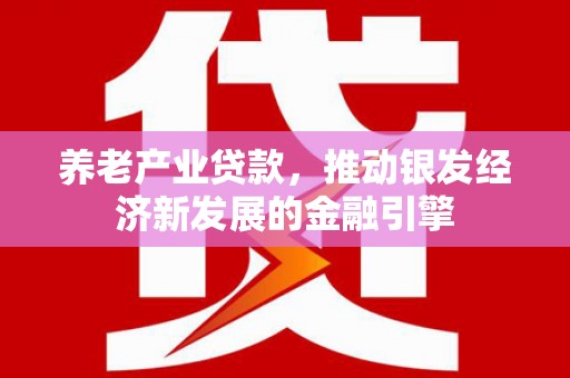 锦江养老产业贷款，推动银发经济新发展的金融引擎