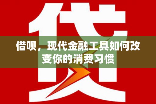 锦江借呗，现代金融工具如何改变你的消费习惯