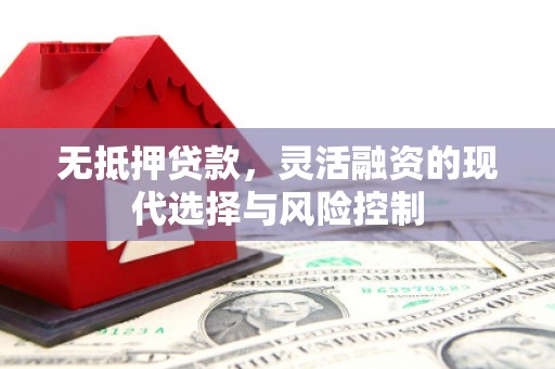 锦江无抵押贷款，灵活融资的现代选择与风险控制