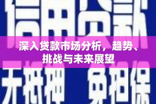 锦江深入贷款市场分析，趋势、挑战与未来展望