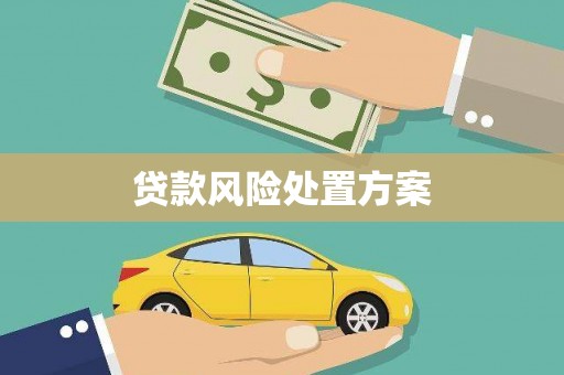 锦江贷款风险处置方案
