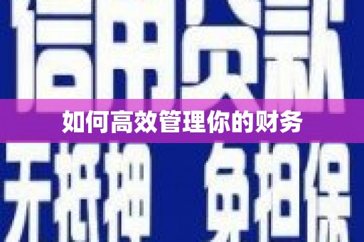 锦江如何高效管理你的财务